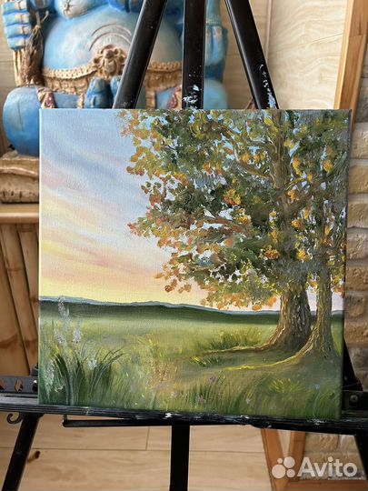 Картина маслом на холсте пейзаж