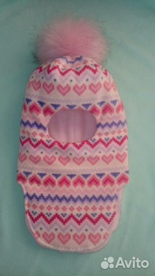 Новый шлем зимний из флиса