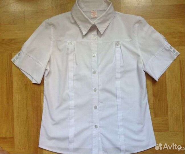 Блузка новая с коротким рукавом 158 хлопок, Польша