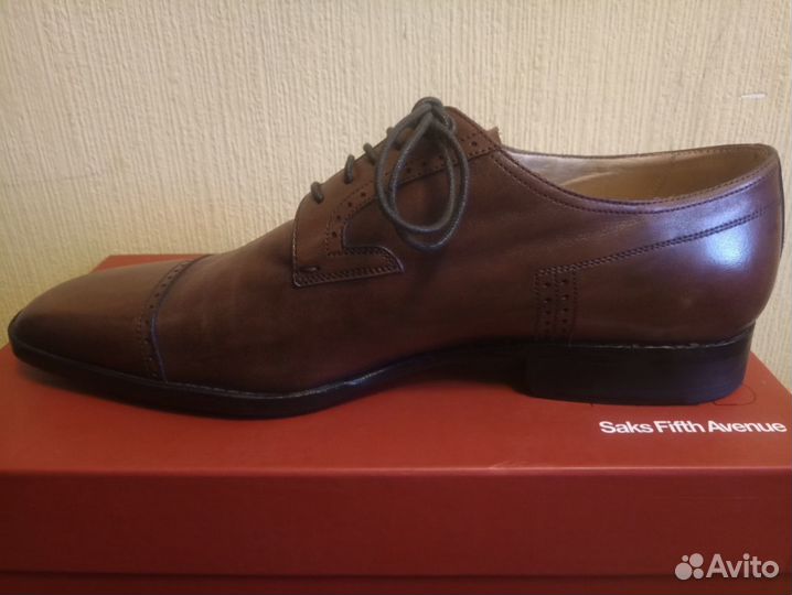 Туфли полуботинки Black (made in Italy) р.44/29см