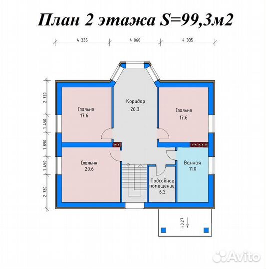 Проект дома для ипотеки и строительства - 205,3 м2