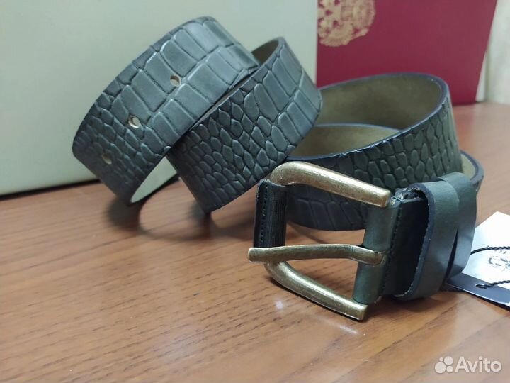 Ремень мужской кожаный