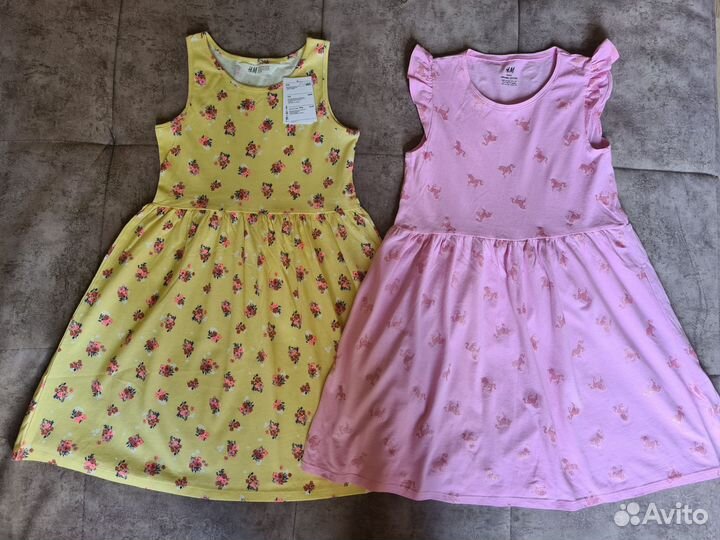 Новые платья/сарафаны H&M, р. 134