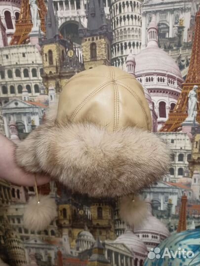 Шапка ушанка женская