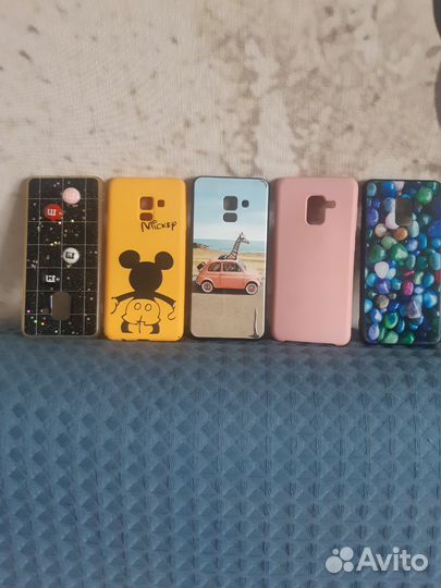 Чехол на samsung galaxy A8 2018г. Все вместе
