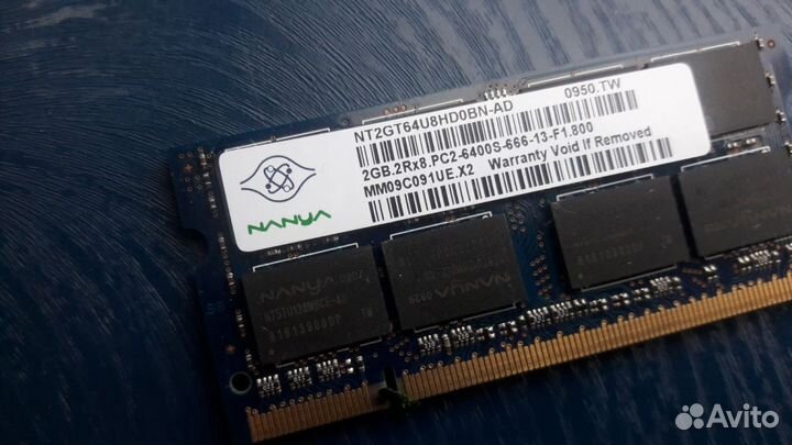 Ddr2 2gb ноутбук-компьютер 2Гб ддр2