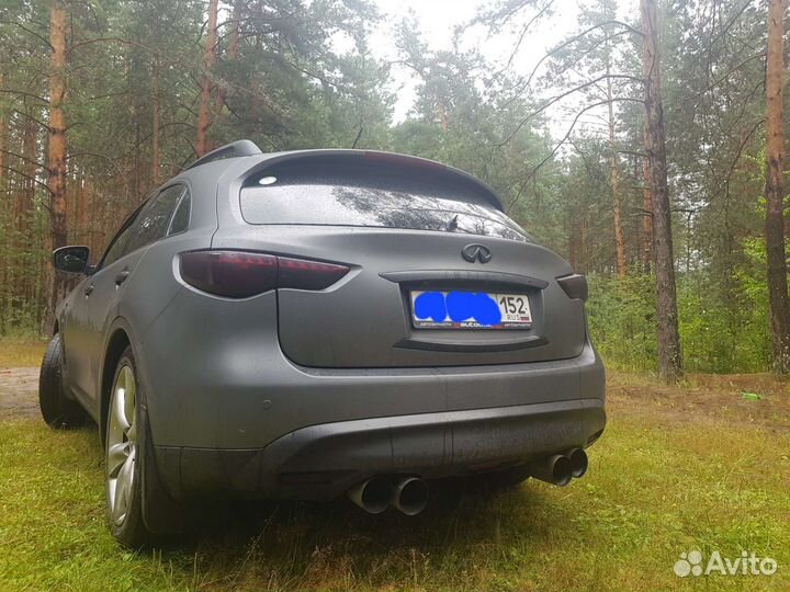Задний бампер infiniti qx70