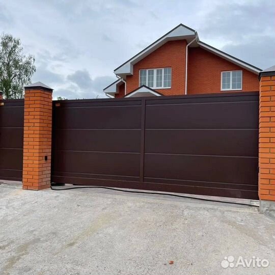 Откатные ворота Alutech ProTrend