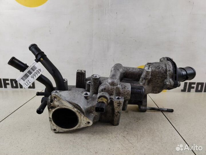 Корпус термостата Hyundai Santa Fe CM 2.2D D4HB