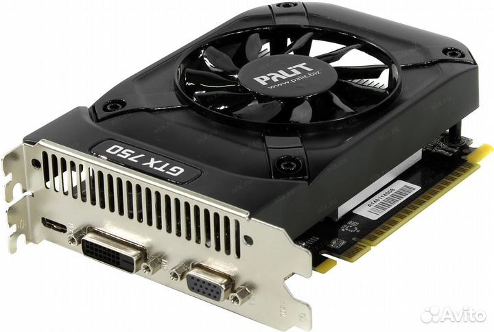 Видеокарта Palit GTX 750 StormX OC 1GB