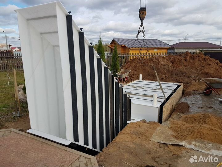 Погреб пластиковый tingard 2500 Б (2400х1900х2100