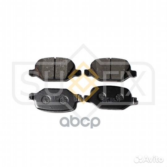 Дисковые тормозные колодки зад прав/лев SX1