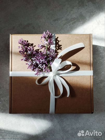 Набор вязаных корзин ручной работы