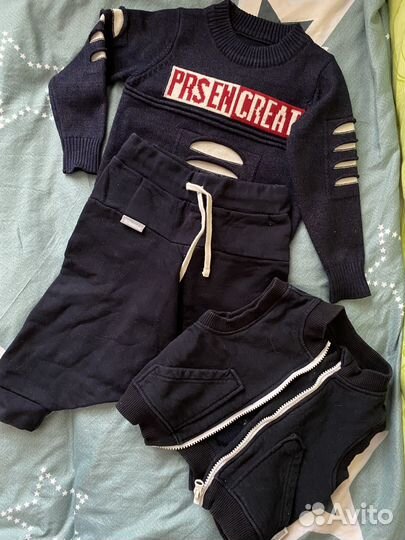 Пакет вещей на мальчика 80 86 размер