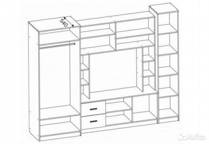 Гостиная Флора 2,7м