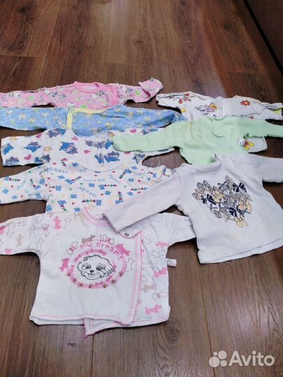 Детские вещи для девочки до года пакетом