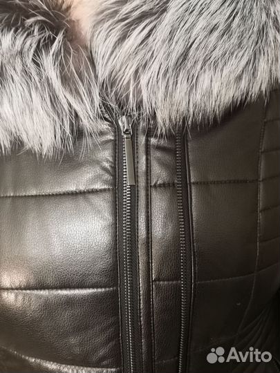 Пальто женское зимнее 52 54 с капюшоном