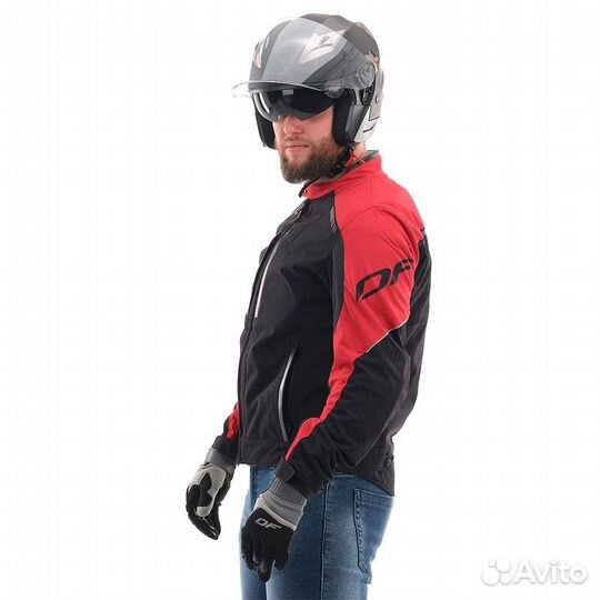 Мотокуртка Dragonfly City Red-black