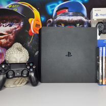 Sony PlayStation 4 slim /Идеальное состояние 90игр