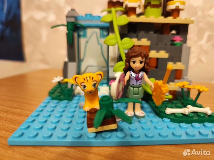 Lego friends спасение тигрёнка у водопада