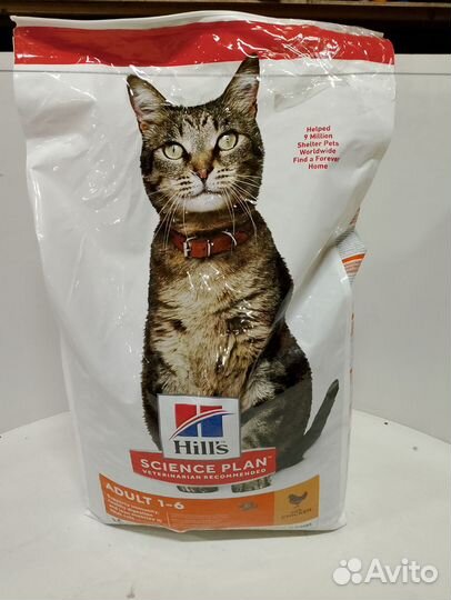 Корм для кошек hils 15 кг