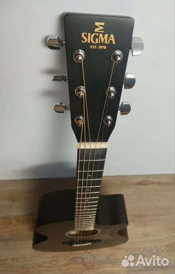 Новая гитара Sigma dmc-ste bkb чёрная