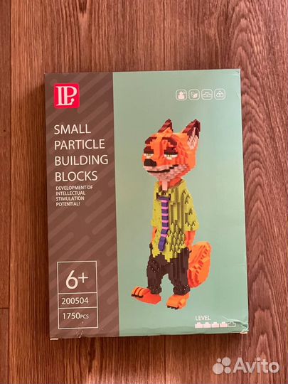 Конструктор из мини-блоков Зверополис. Ник Уайлд