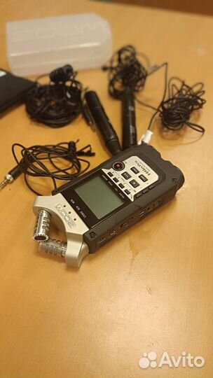 Zoom h4n pro + 2 akgc417 pp+audio-technika atr3350