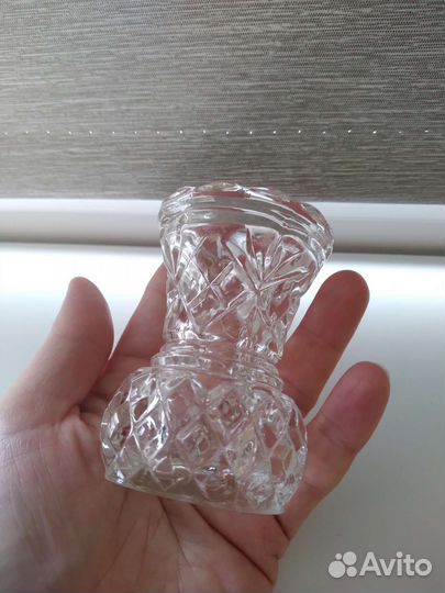 Хрустальная ваза, миниатюра, Чехия