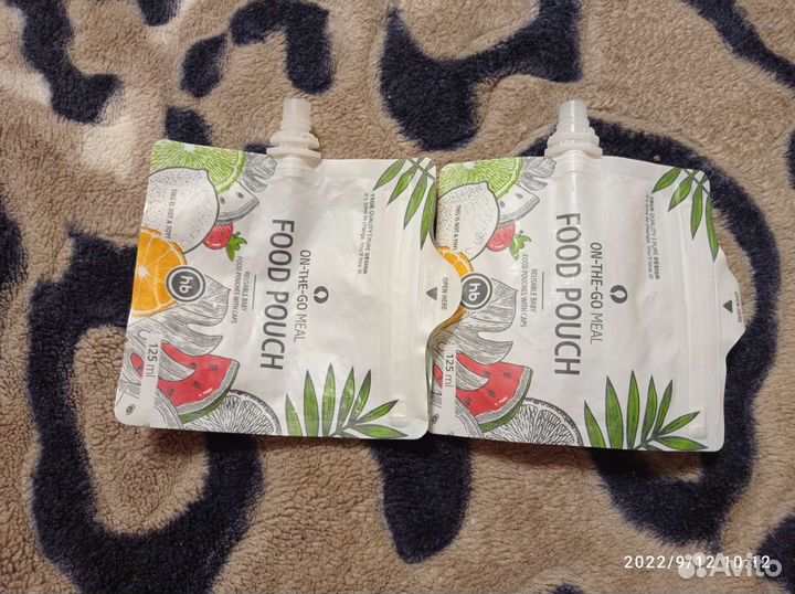 Многоразовые пакетики для детского питание