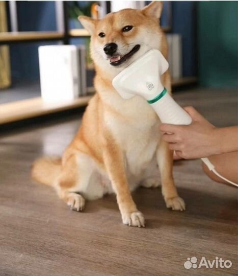 Щетка сушилка фен расческа 2в1Для собак и кошек