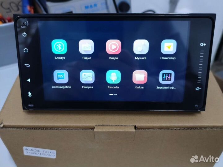 Штатная магнитола Toyota 20x10cm,2/32,EQ+Hi-Fi