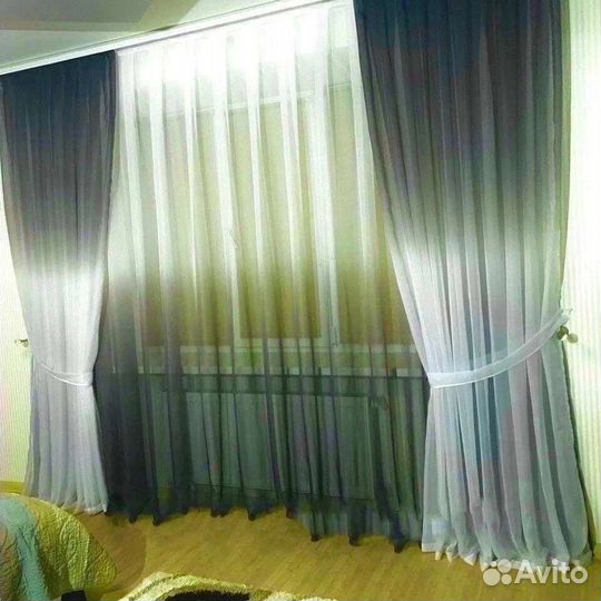 Комплект штор вуаль Градиент