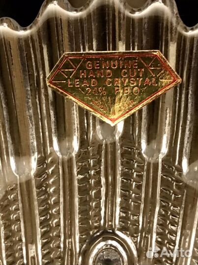 Ваза для фруктов хрусталь