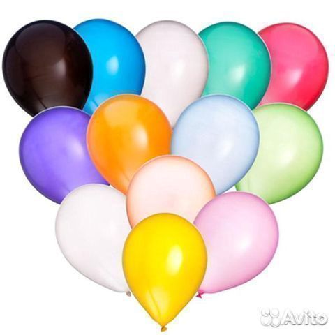 Воздушные шары разноцветный Микс 25шт в упаковке