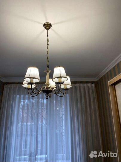 Люстра потолочная италия бу