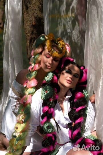 Афрокосы,брейды,зизи,косы и хвосты