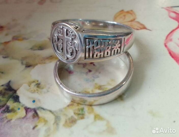 Мужская печатка серебро