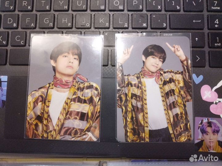 Карты bts Тэхен