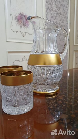 Графин хрустальный богемия