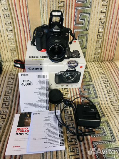 Фотоаппарат зеркальный canon EOS 4000D
