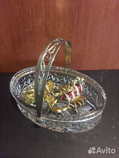 Конфетница хрусталь