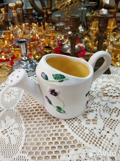 Винтаж лейка для цветов керамика Германия