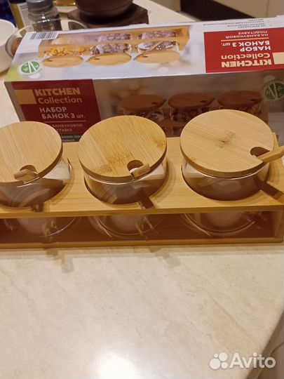 Набор баночек для специй