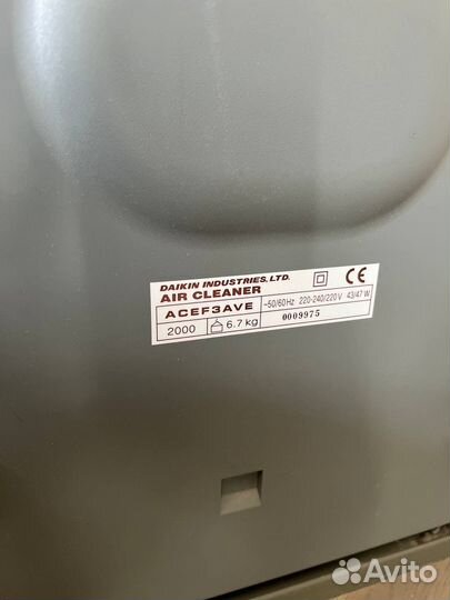 Очиститель воздуха daikin acef3ave