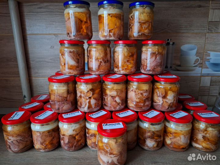 Тушенка свинина домашняя