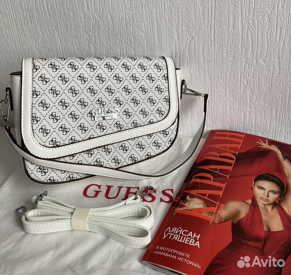 Сумка Guess белая новая