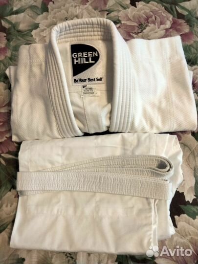 Кимоно взрослое для дзюдо Green Hill Club