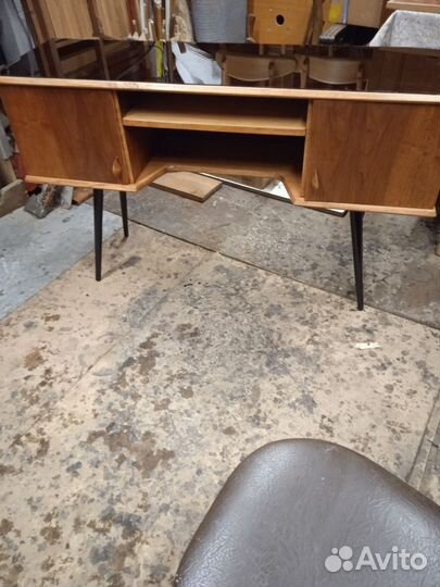 Тумба стол для тв, аудио, винтаж бронь