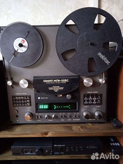 Катушечный магнитофон олимп мпк-005С